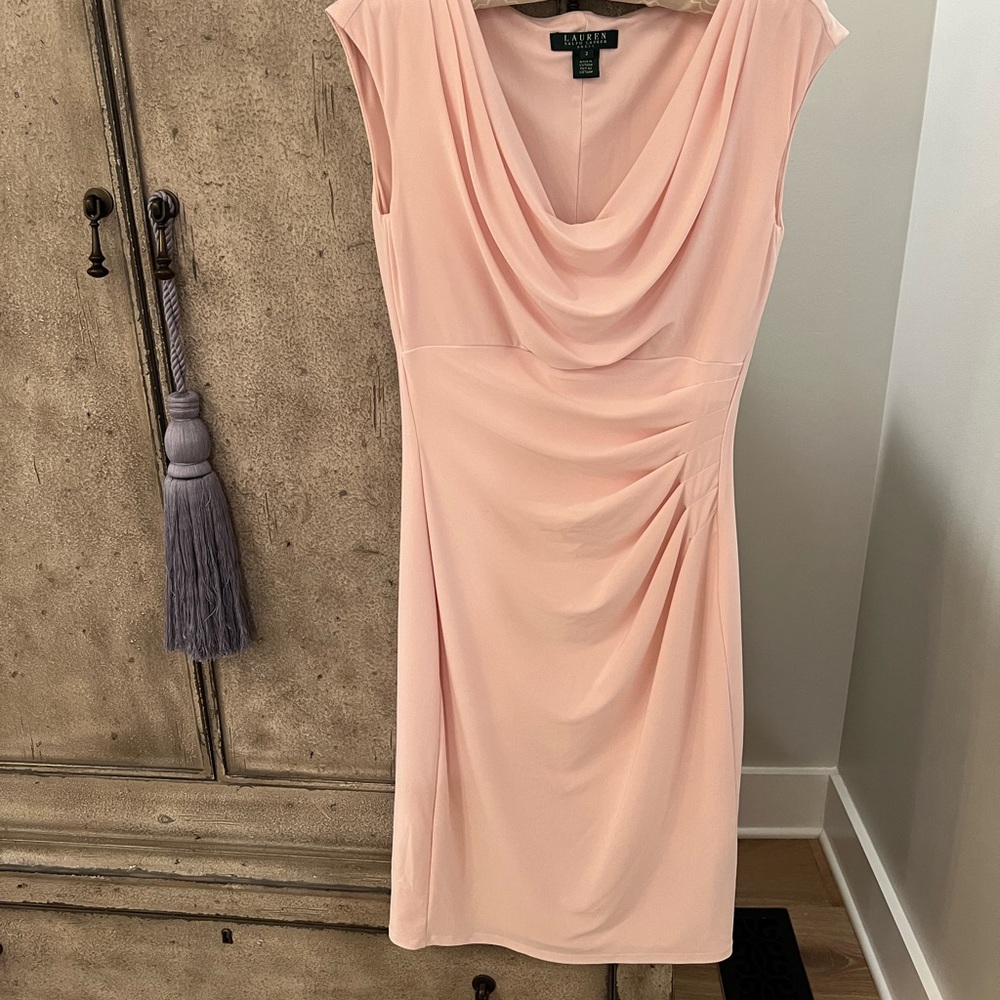 Lauren Ralph Lauren Pink Cocktail Dress Sz 2